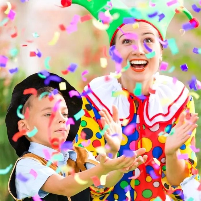 Children's entertainer at a wedding in Rome