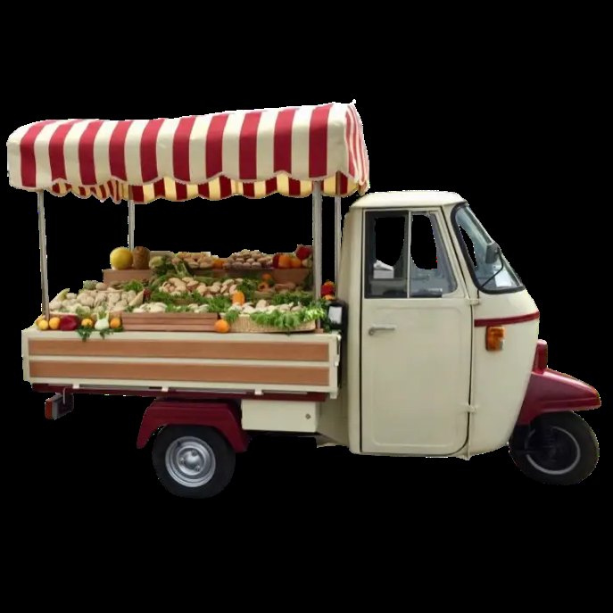 Street food Ape van