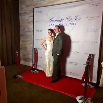 Photo booth red carpet