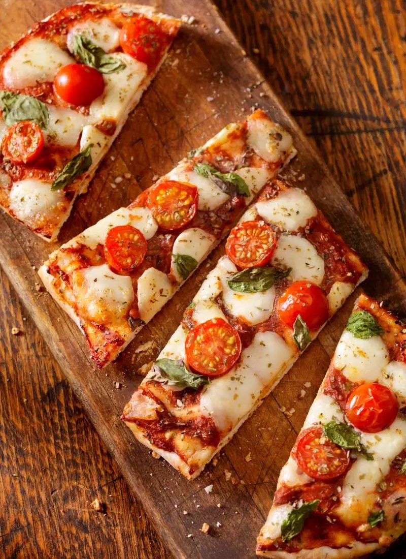 Wedding pizza slices