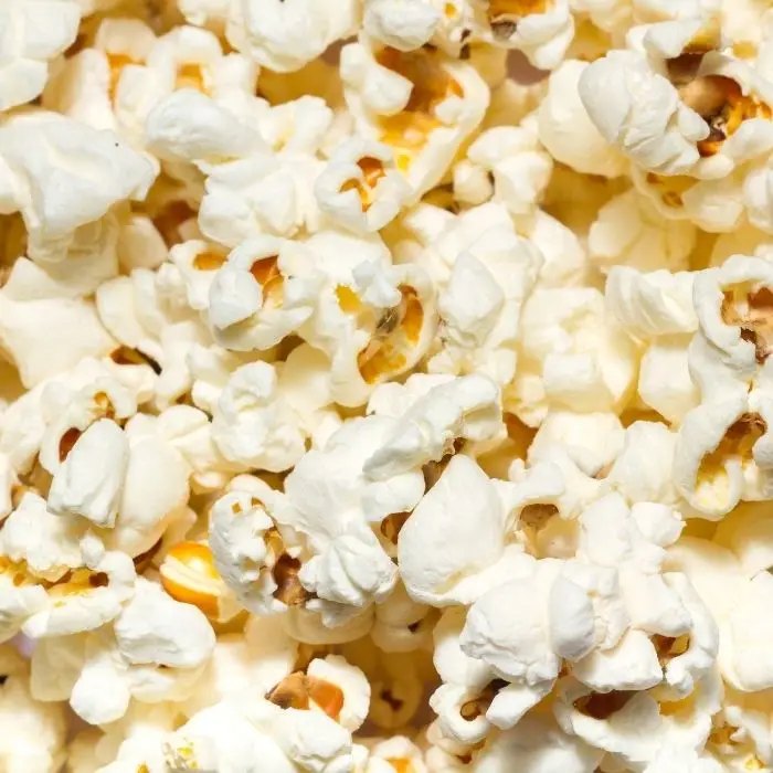 Freshly popped popcorn
