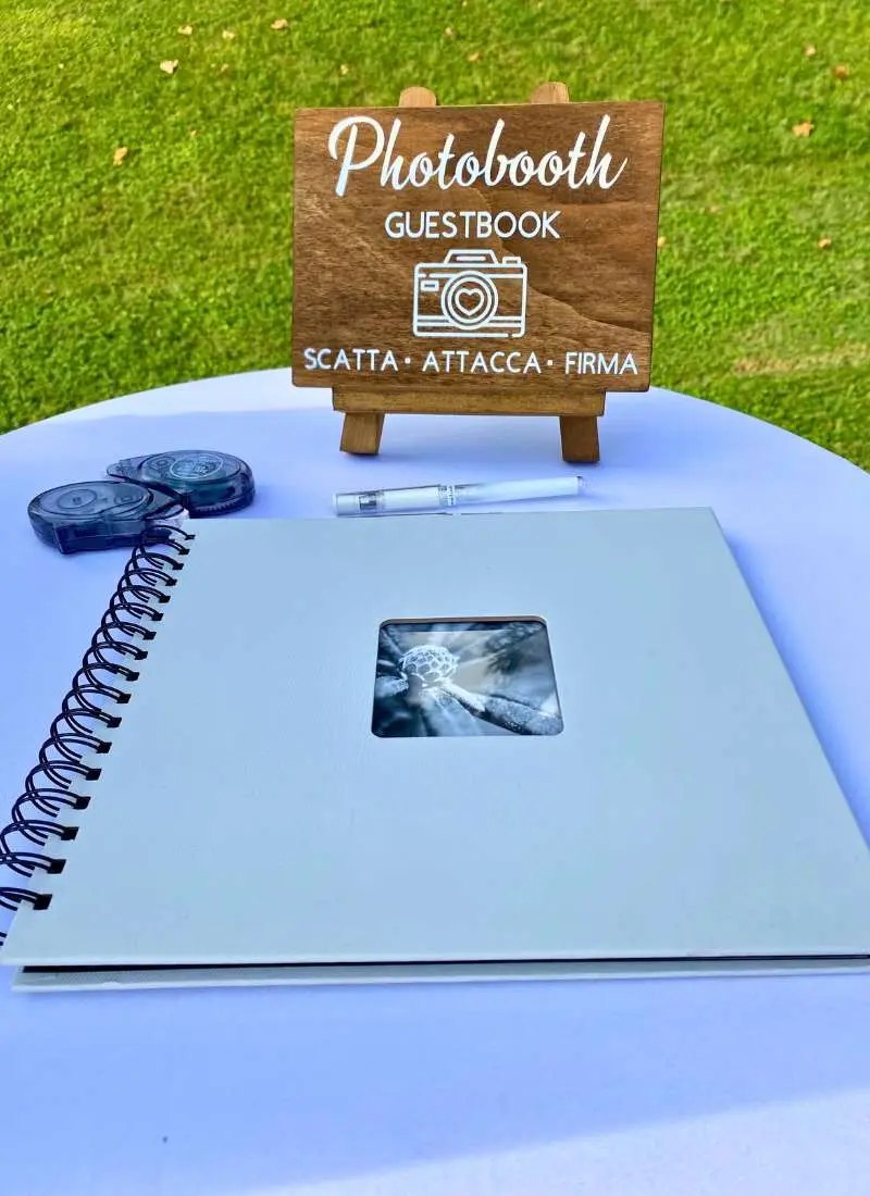 Wedding signs and photo-booth guestbook sign